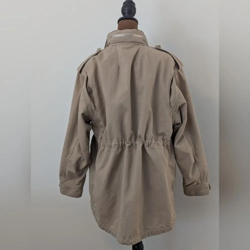 Vis A Vis Military Chore Utility Canvas Jacket, Sz 2 (S US)